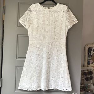 White lace dress